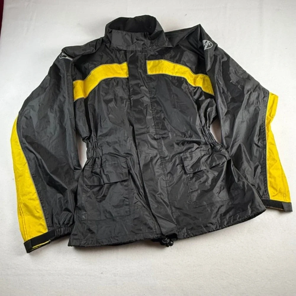 Joe Rocket RS-2 Motorcycle Rain Jacket -‎ Black/Yellow